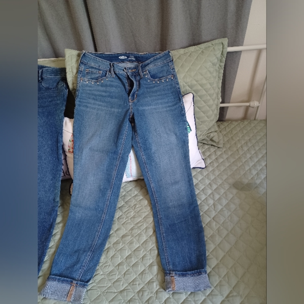 Old Navy Blue Skinny Jeans Classic Style